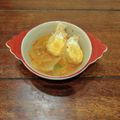 nemuchan's cooksnap of when they made 卵きんちゃくのキムチスープ.