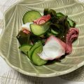 QPはにー's cooksnap of when they made カンタン酢で、胡瓜とタコとワカメの酢の物.