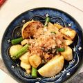 caruga's cooksnap of when they made 里芋とアスパラのバター醤油炒め.