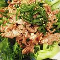 りゅうきんぐ's cooksnap of when they made 【家つま】豚の焼きしゃぶ・薬味和え.