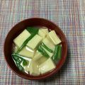 おはなすき's cooksnap of when they made ニラと高野豆腐のお味噌汁.