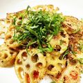 みかいちっ's cooksnap of when they made れんこんの大葉めんたい炒め.