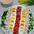 ルパンのかあさん☆彡's cooksnap of when they made 自家製ドレッシングのコブサラダ.