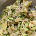 ringer193's cooksnap of when they made ささみとズッキーニの味噌マヨぽんサラダ.