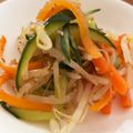 クックDOMZ0K☆'s cooksnap of when they made 簡単★モヤシと色野菜のナムル.