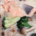 2歳6ヶ月ママ。's cooksnap of when they made 妊婦飯♪鮭とブロッコリーの クリーム煮.
