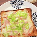 ハッピーまるしぇ's cooksnap of when they made ソース手作り✨ピザトースト！.