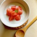 いなばっくす☆'s cooksnap of when they made 意外な美味しさ！スイカヨーグルト.