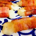 くろつぶこ's cooksnap of when they made もっちりおつまみ♡美味しい餅ベーコン巻き.
