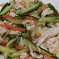 クックZTZ10H☆'s cooksnap of when they made ササミと野菜の梅肉すりゴマあえ.