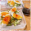 nakamucchi's cooksnap of when they made ゆで卵とキュウリのサラダ　ピータン風.