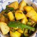 ayumi→'s cooksnap of when they made ピーマンとじゃがいもの胡麻和え.