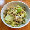 あいママ's cooksnap of when they made 冷凍あさりとキャベツの酒蒸し.