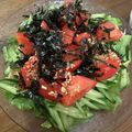 ちゃおわん's cooksnap of when they made トマトときゅうりのピリ辛サラダ.