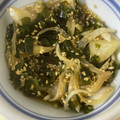とんてぃ〜's cooksnap of when they made わかめと新玉ねぎのさっぱりおひたし.