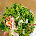 はちみつlove's cooksnap of when they made 豆苗とカニかまの辛子ポン酢和え.