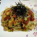 yukihecco's cooksnap of when they made 夏バテ防止！ネバネバ冷製パスタ.