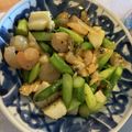 さくまろん。's cooksnap of when they made シーフードとアスパラのガーリック炒め.