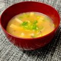 t0mt0mt0m's cooksnap of when they made きのことわかめのお味噌汁.