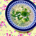 ふたごゆき's cooksnap of when they made えのき茸とレタスのふんわり卵スープ.