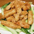 vabochan's cooksnap of when they made 旨い！＊柔らか豚唐揚げのニンニク甘辛煮＊.