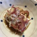 かずくん☆'s cooksnap of when they made 豆腐とみょうが。.