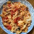 うっきー太郎's cooksnap of when they made さば缶とキャベツのトマトソースパスタ.