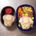 Chaaa_room's cooksnap of when they made マリオキャラ弁★キノピコ弁当（フラワー）.