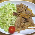 なべなべ☆★'s cooksnap of when they made 簡単♪豚の生姜焼き.