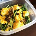 ※ぴーまん's cooksnap of when they made 水菜×舞茸×卵　ごま油ピリ辛炒め.