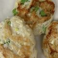 ひぃちゃんひー's cooksnap of when they made 枝豆入り！豆腐とはんぺんのふわっと焼き！.