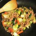 みちばたの花's cooksnap of when they made タレが絡む☆青梗菜とモヤシの中華炒め.