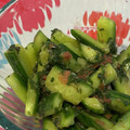 Iowafukui's cooksnap of when they made ♪きゅうりの梅しそ和えゴマ油風味♪.