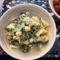 ☆hikonyan☆'s cooksnap of when they made ほうれん草とゆで卵のサラダ.