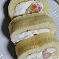 cyobindish's cooksnap of when they made フルーツいっぱいロールケーキ♪.