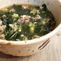 ちょこふみ's cooksnap of when they made 牛肉とモロヘイヤのスープ.
