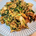 Pappyko's cooksnap of when they made ニラともやしの豚キムチ.