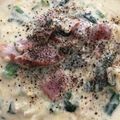 うめきち０２１１'s cooksnap of when they made たまごふわっふわ塩カルボナーラ.