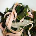 アップイエ's cooksnap of when they made 空芯菜◇ハム◇玉葱のサラダ.