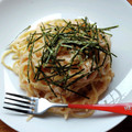 花時計咲いた's cooksnap of when they made 白だしで！超簡単！明太クリームパスタ.