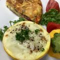 fujikoママ☆'s cooksnap of when they made 丸ズッキーニのファルシ.