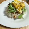 まりるちゃん♪'s cooksnap of when they made 豚バラとふわとろ卵のチラシ寿司.