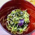 hiro_aya's cooksnap of when they made レンジで簡単♪なすと豆苗の甘酢和え.