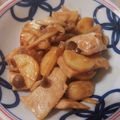 メイプル⌘'s cooksnap of when they made 鶏むね肉としめじのオイスター炒め.
