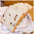 nakamucchi's cooksnap of when they made ＨＢでクリームチーズ・ラムレーズン食パン.