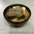＊なみへい＊'s cooksnap of when they made とろろ昆布のせキャベツと豆腐のお味噌汁.