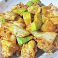 miracle's cooksnap of when they made ★簡単★アボカド鶏キムチ.