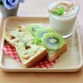 runa10's cooksnap of when they made チーズカレートースト.