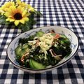 toraちゃん♪'s cooksnap of when they made きゅうりとワカメとしょうがの酢の物.