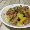 まくのうち's cooksnap of when they made 鶏肉とじゃが芋のシンプルで美味しい塩炒め.